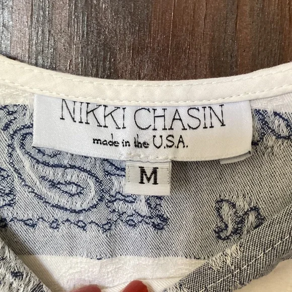 Nikki Chasin Striped Cotton tunic - Picture 3 of 4